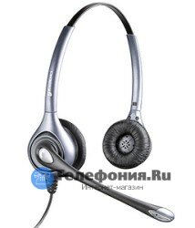 Телефонная гарнитура Plantronics Supra Plus BNC Wideband (PL-HW361N/A) Silver