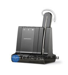 Plantronics W740/A-M, Savi, беспроводная гарнитура PL-W740/A-M для компьютера, мобильного и стационарного телефона (без микролифта), MOC, Lync