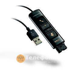 Plantronics DA80 - USB-адаптер PL-DA80 для подключения профессиональной гарнитуры к ПК